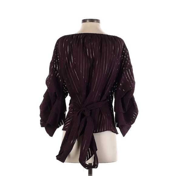 Chelsea28 wrap tie blouse - Picture 2 of 4